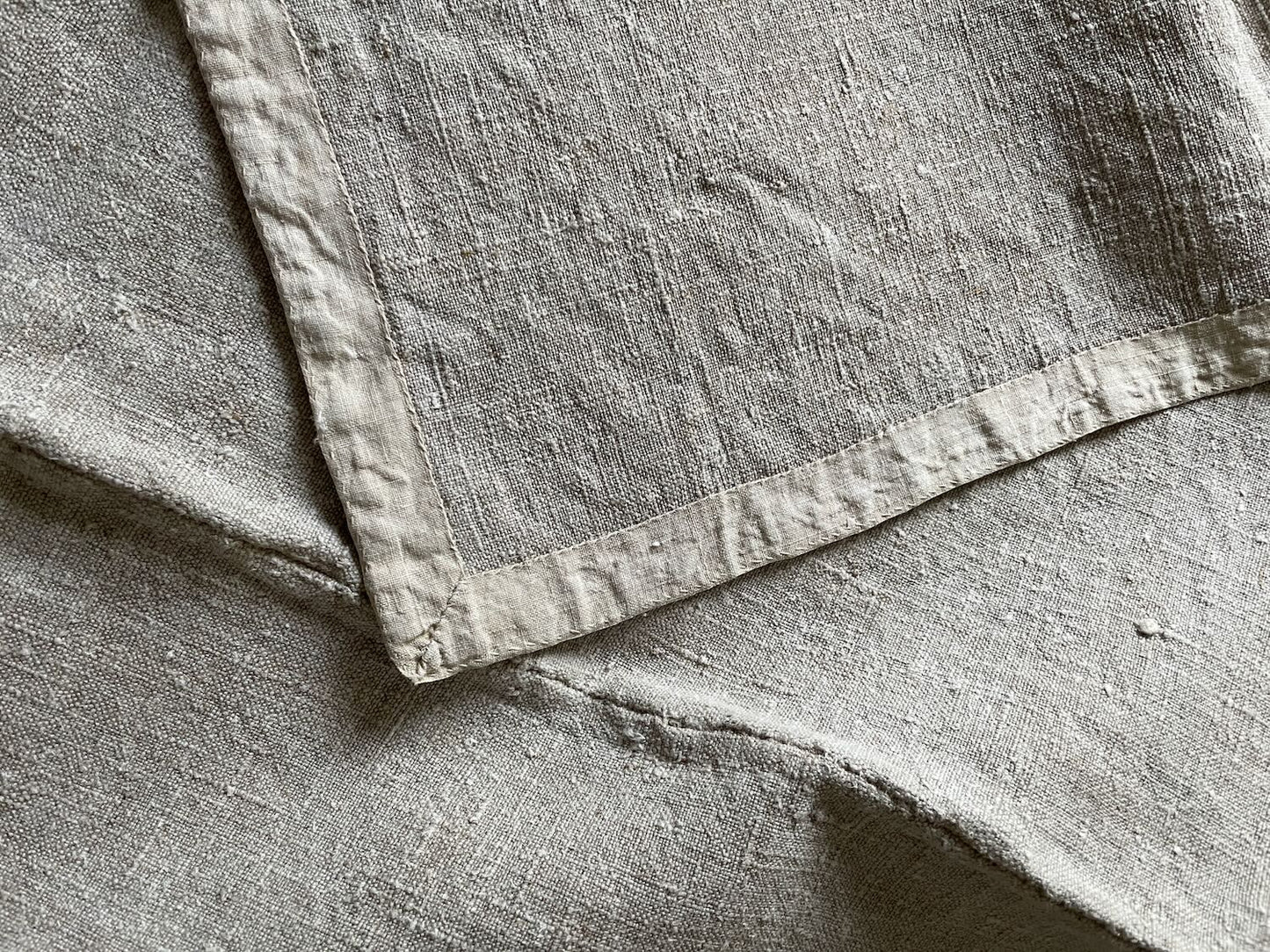 
                  
                    antique french upholstery hemp blue stripe cart cover rustic large curtain tablecloth heavy
                  
                