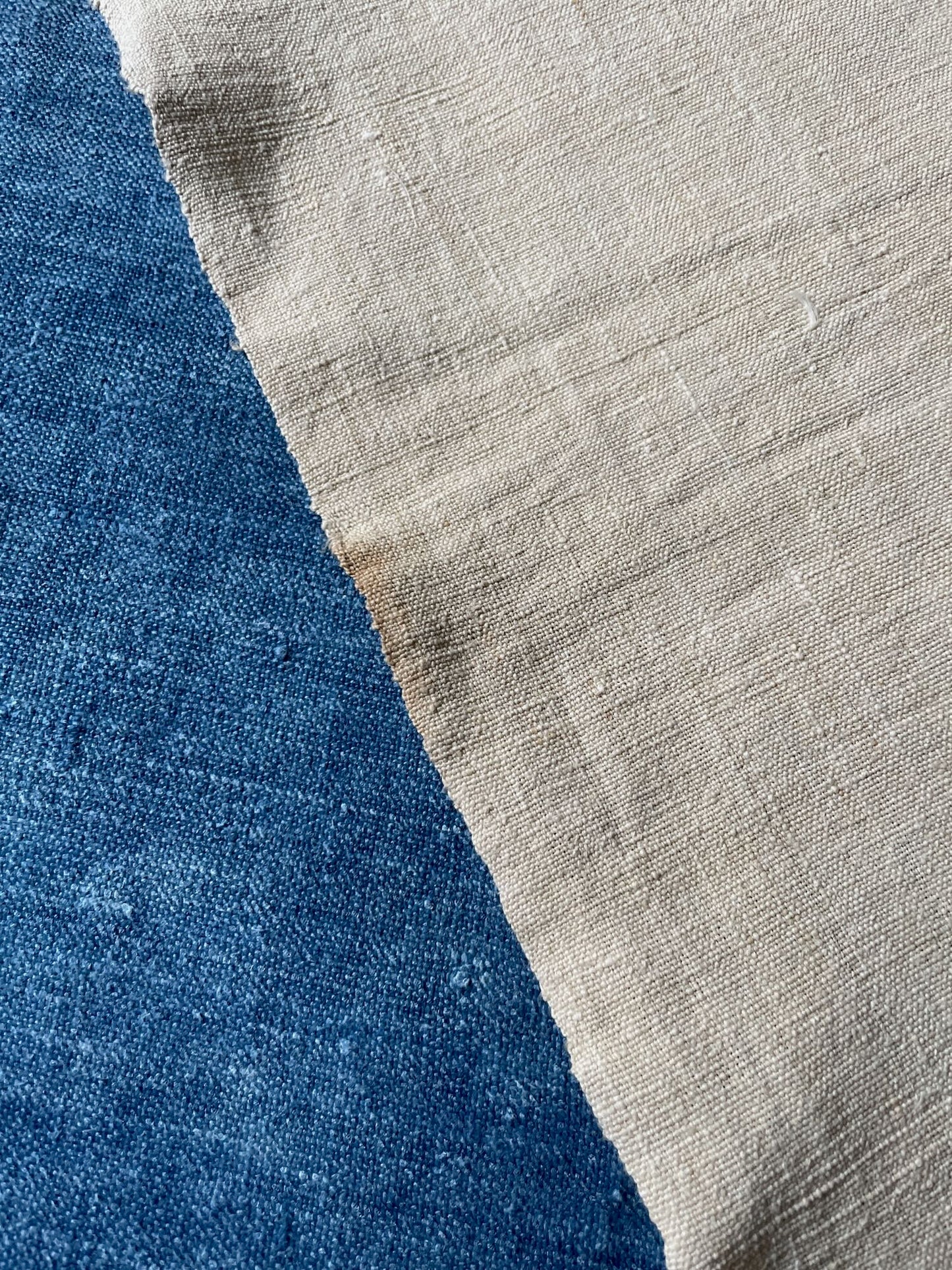 
                  
                    roll of vintage linen sandy natural colour mid weight burlap upholstery fabric cushion art material
                  
                