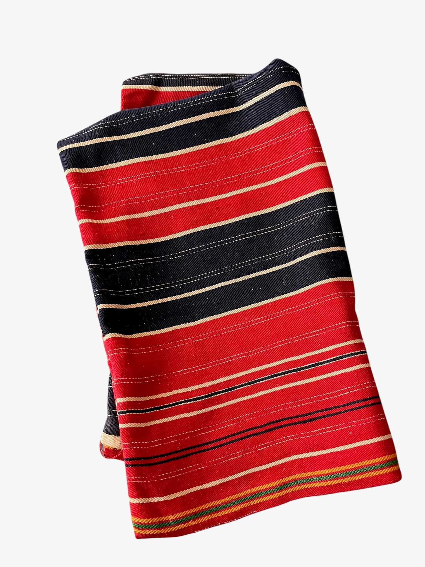 
                  
                    striped pillow cover vintage folk textile red white blue upholstery fabric cushion material washable
                  
                