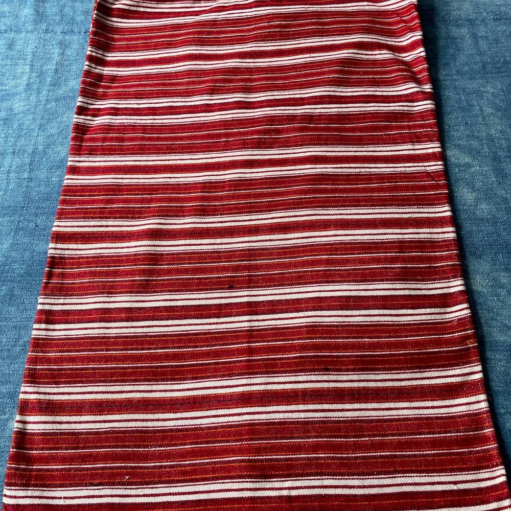 red white orange stripe vintage pillow covers east european textiles for upholstery cushions sewing 