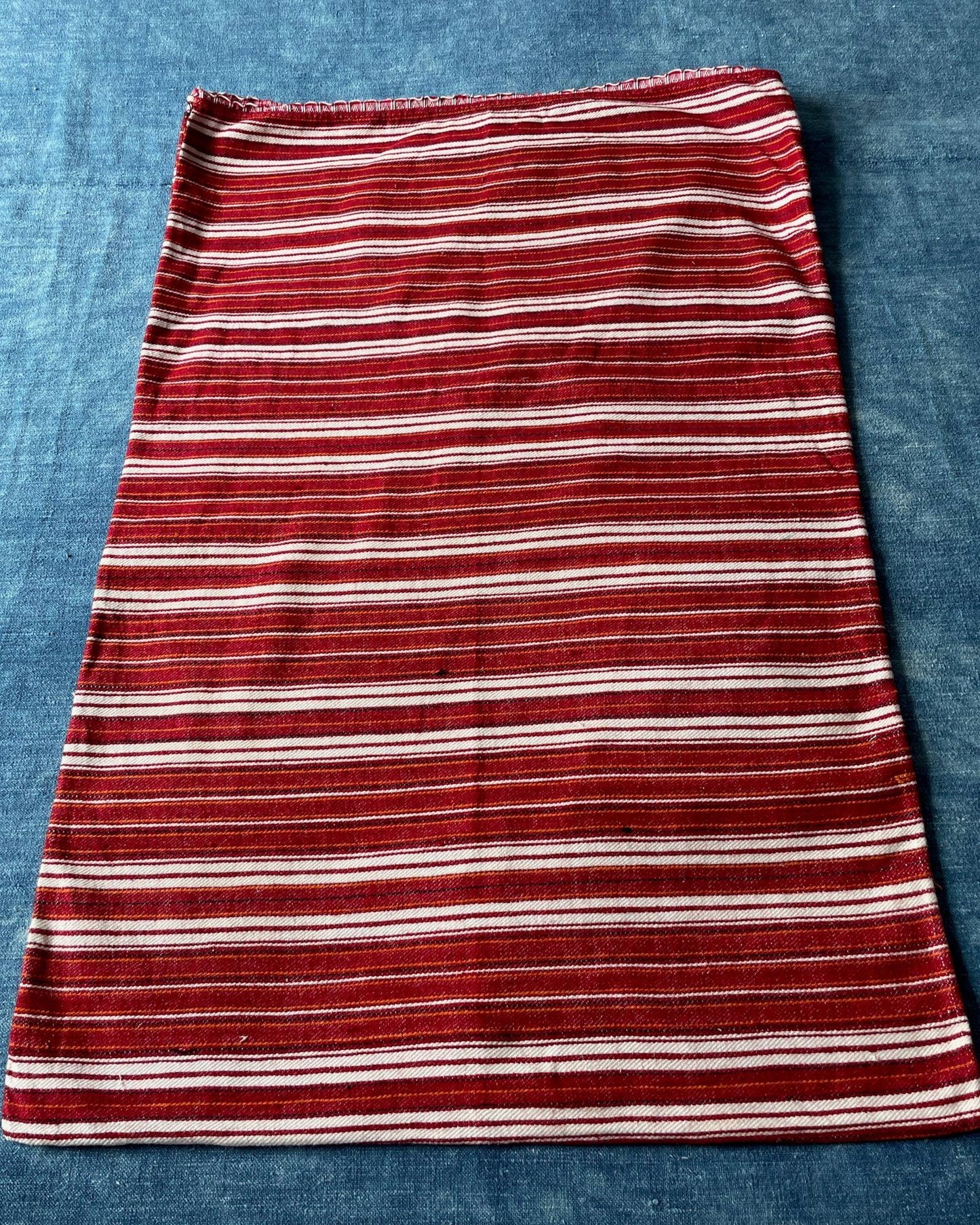 red white orange stripe vintage pillow covers east european textiles for upholstery cushions sewing 