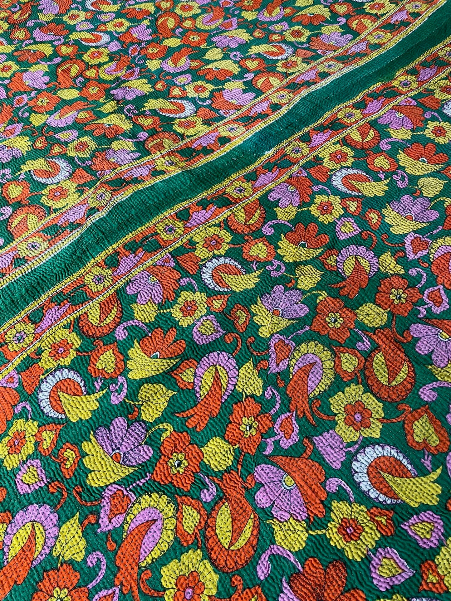 
                  
                    Vintage Kantha Quilt 508
                  
                