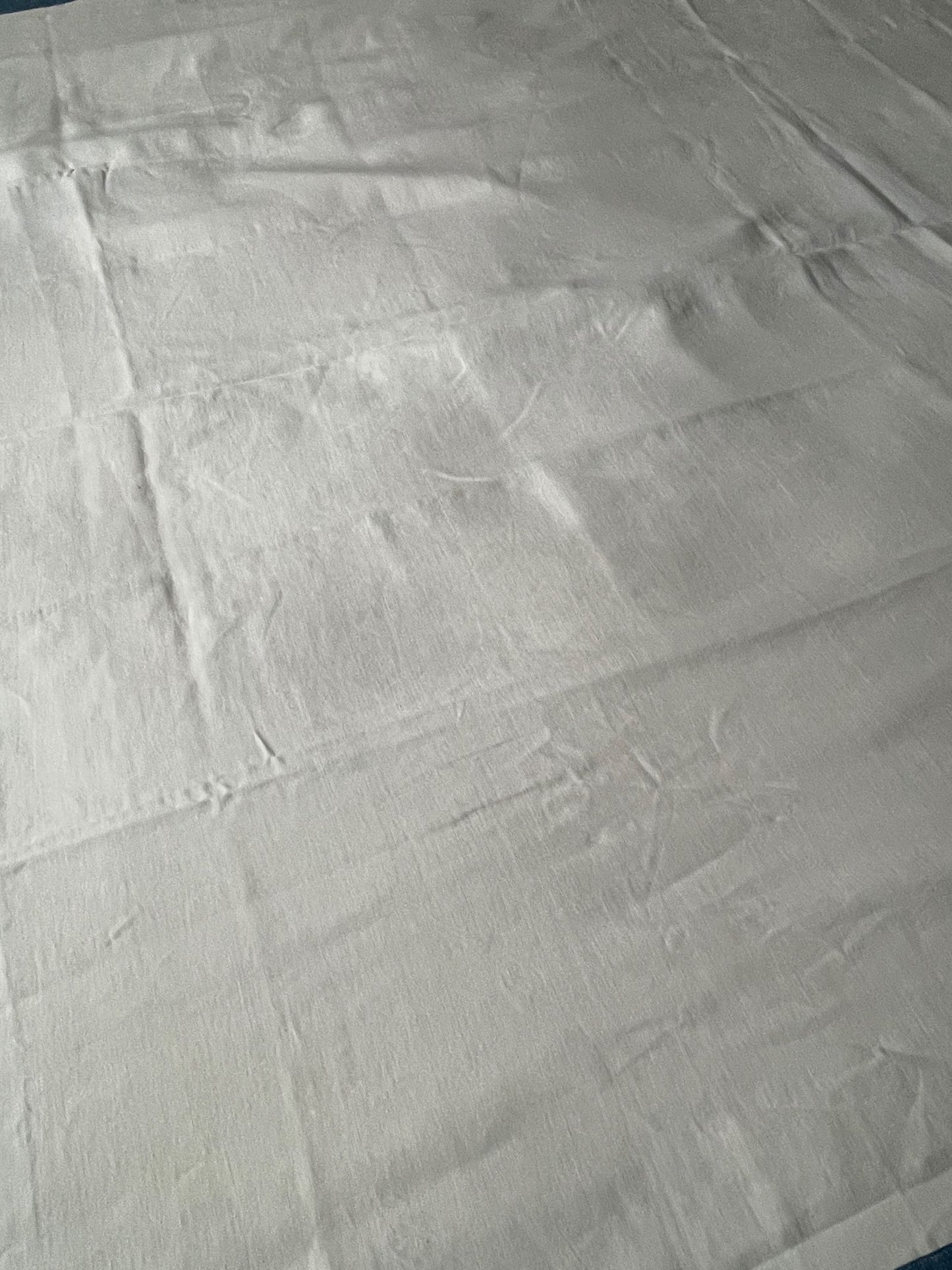 
                  
                    antique french linen bed sheet double flat sheet embroidered AB white bedspread curtain
                  
                