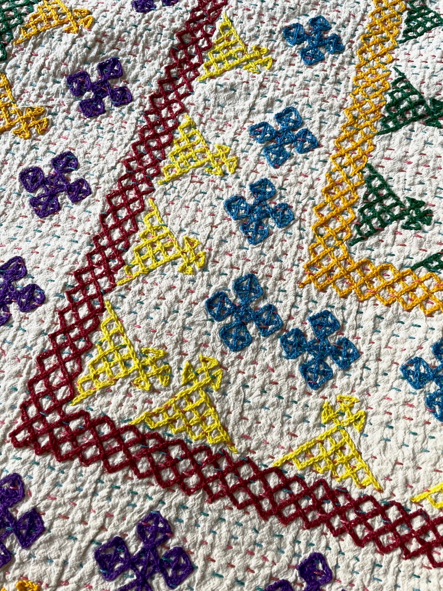 
                  
                    Single Ralli Quilt Green, Blue, Yellow
                  
                