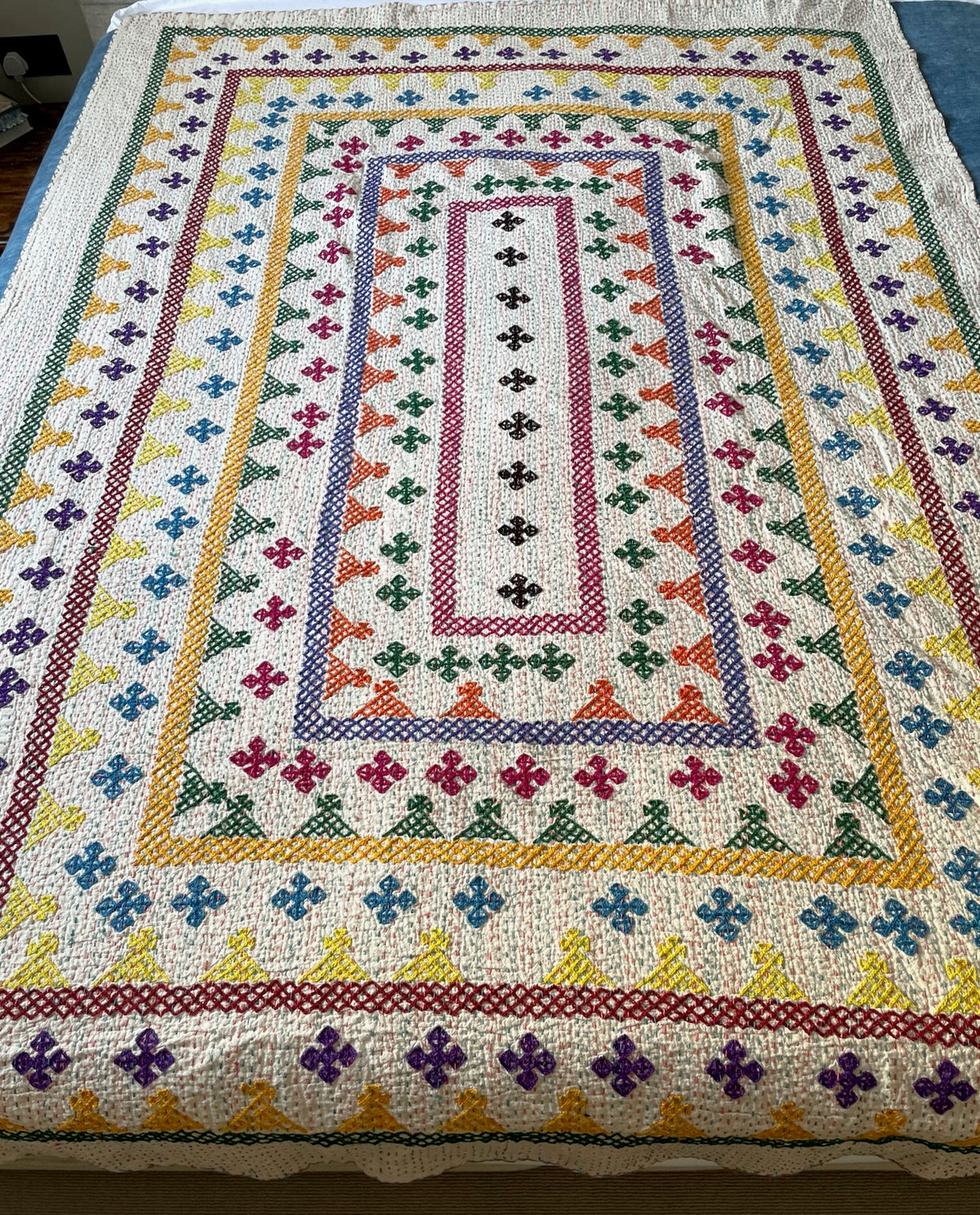 
                  
                    Single Ralli Quilt Green, Blue, Yellow
                  
                