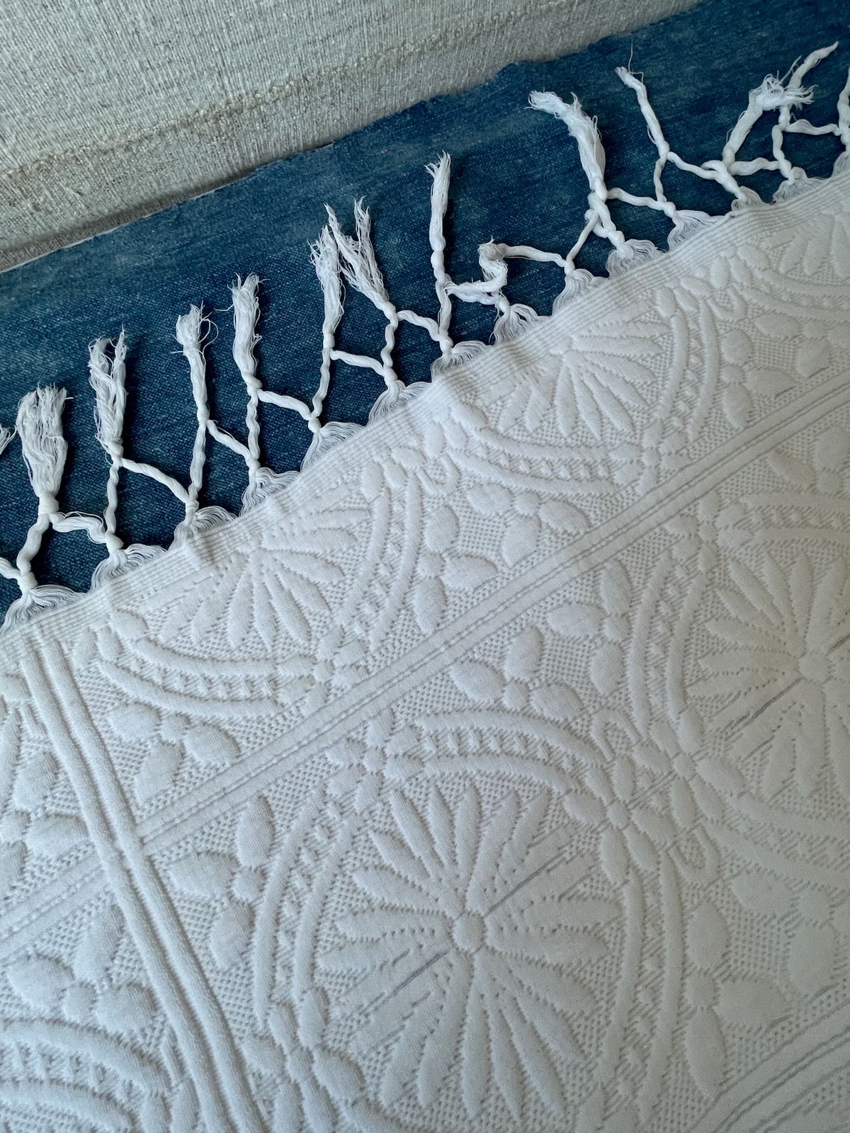 
                  
                    white cotton bedspread antique french pique de marseille bedcover large warm comforter uk
                  
                
