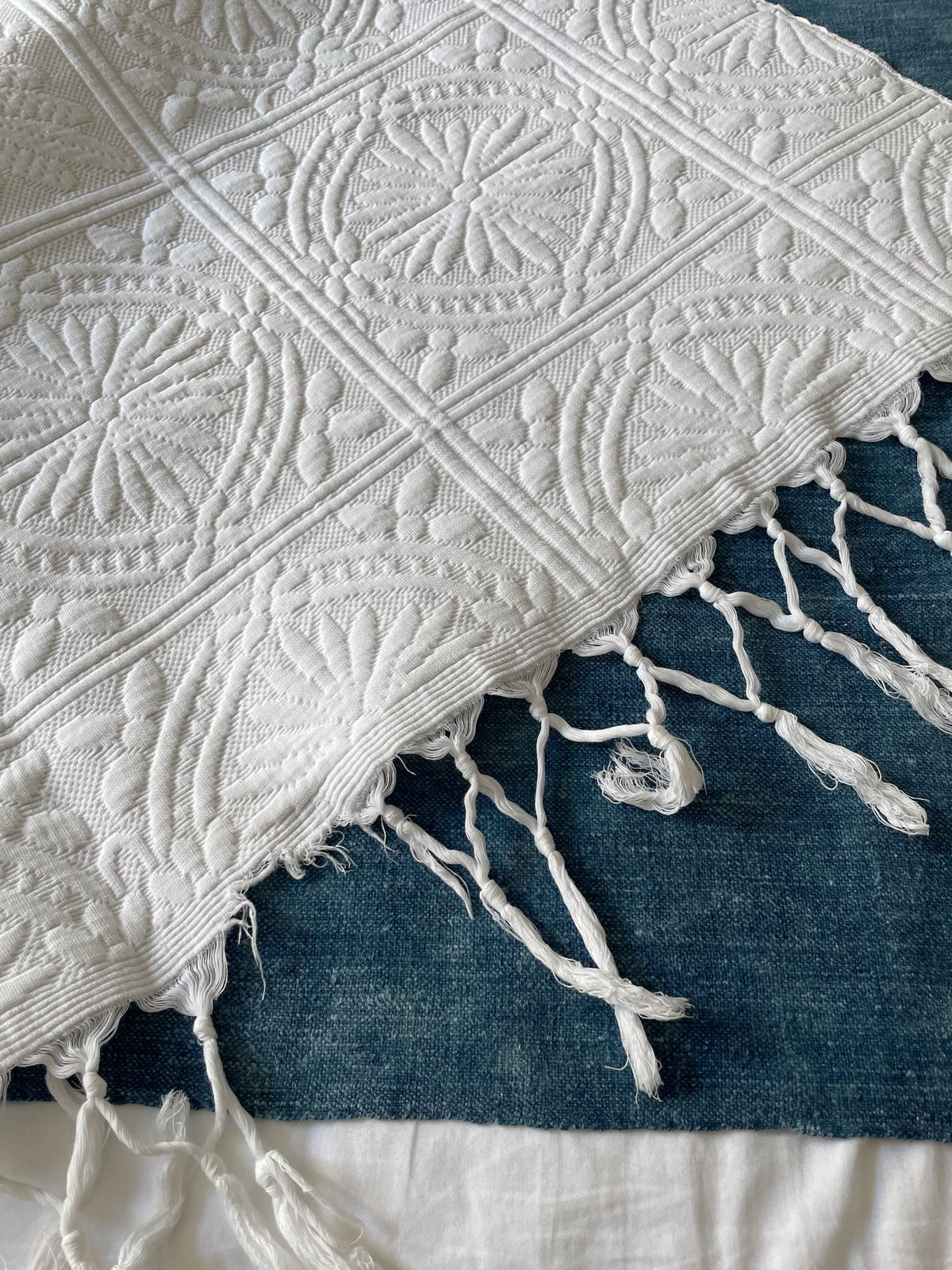 
                  
                    white cotton bedspread antique french pique de marseille bedcover large warm comforter uk
                  
                