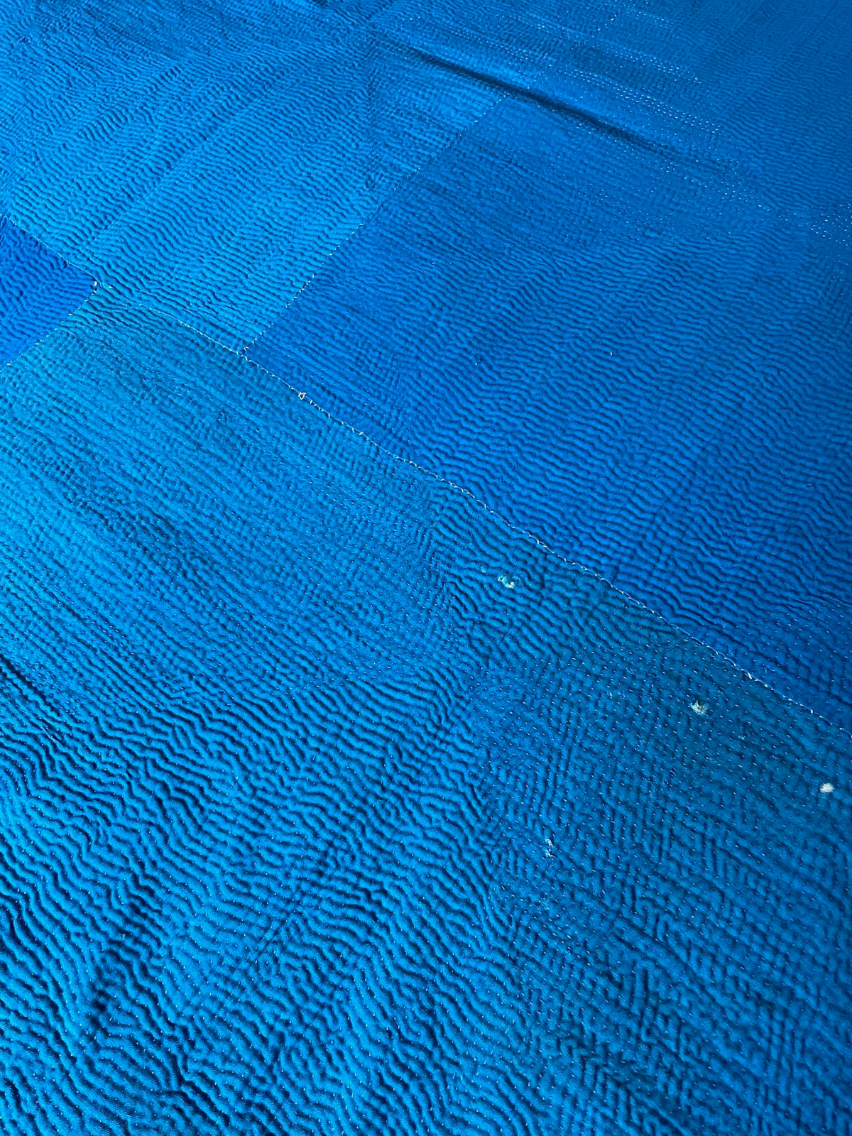 
                  
                    pink turquoise blue floral kantha quilt with bold design single cotton bedspread washable sofa throw
                  
                