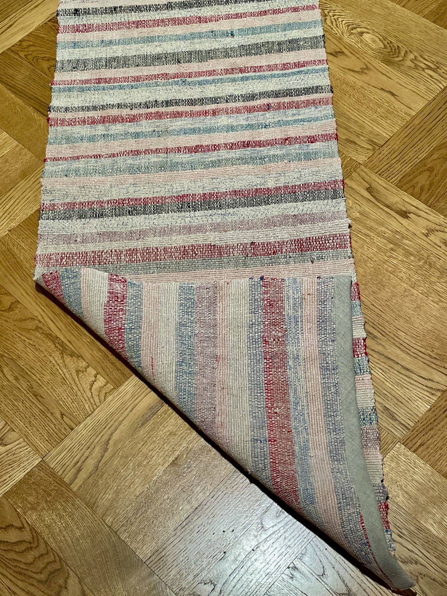 
                  
                    striped floor runner rag rug pink blue red grey washable cotton kitchen mat bathroom carpet washable
                  
                