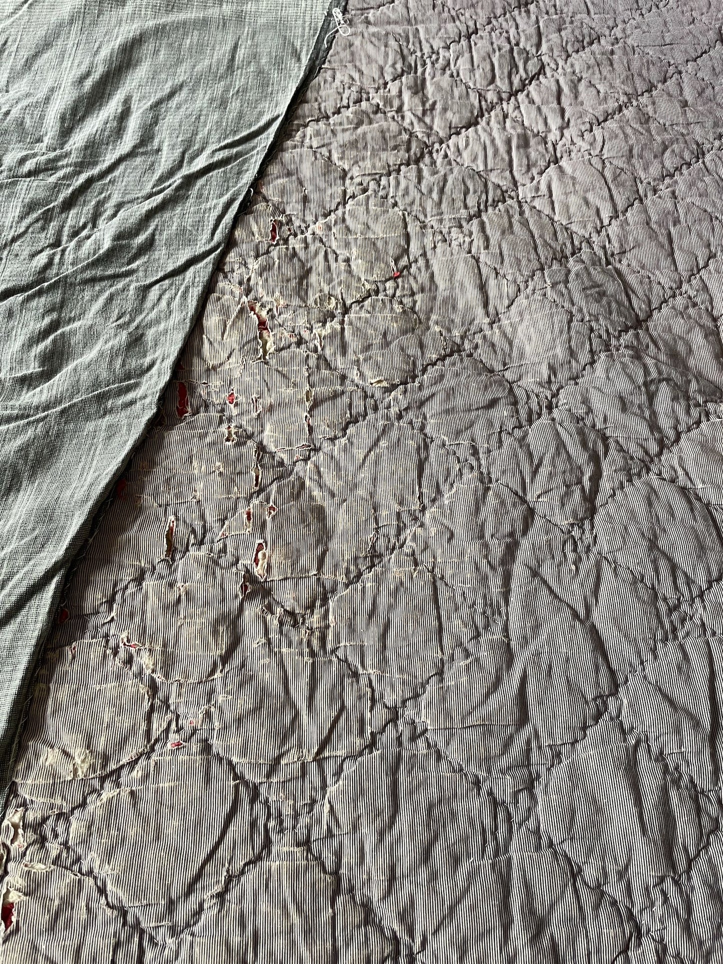 
                  
                    large antique french quilt pink white roses floral print linen pretty double pique comforter
                  
                