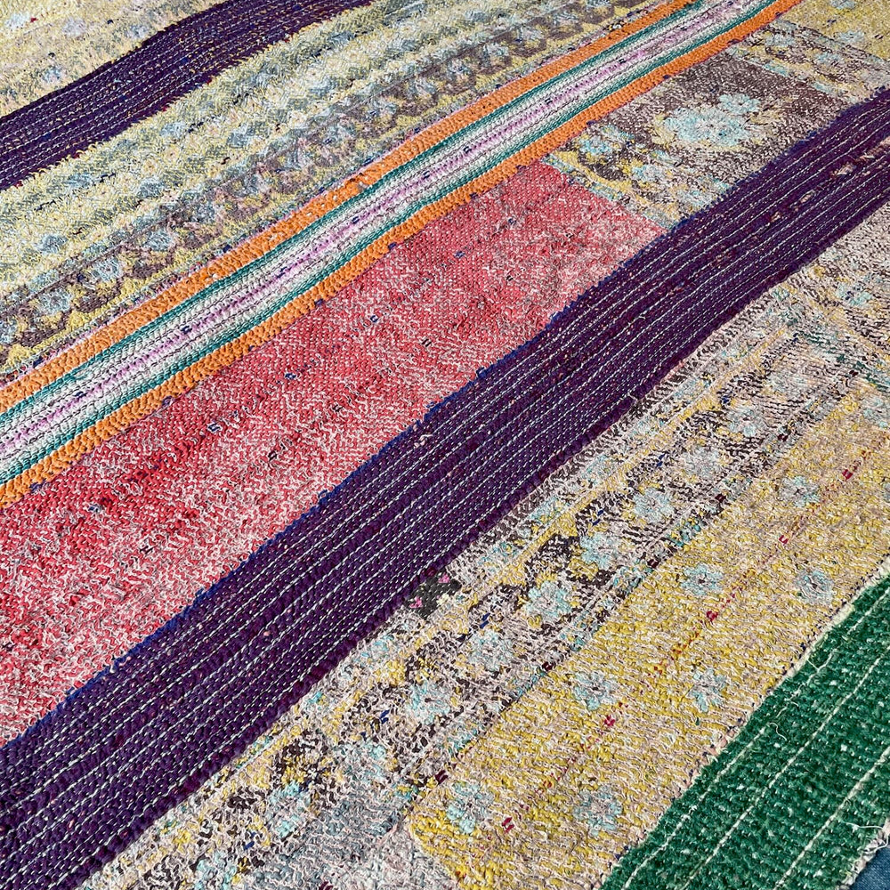 
                  
                    large kantha throw quilt sofa throw blanket bedcover comforter yellow green pink washable
                  
                