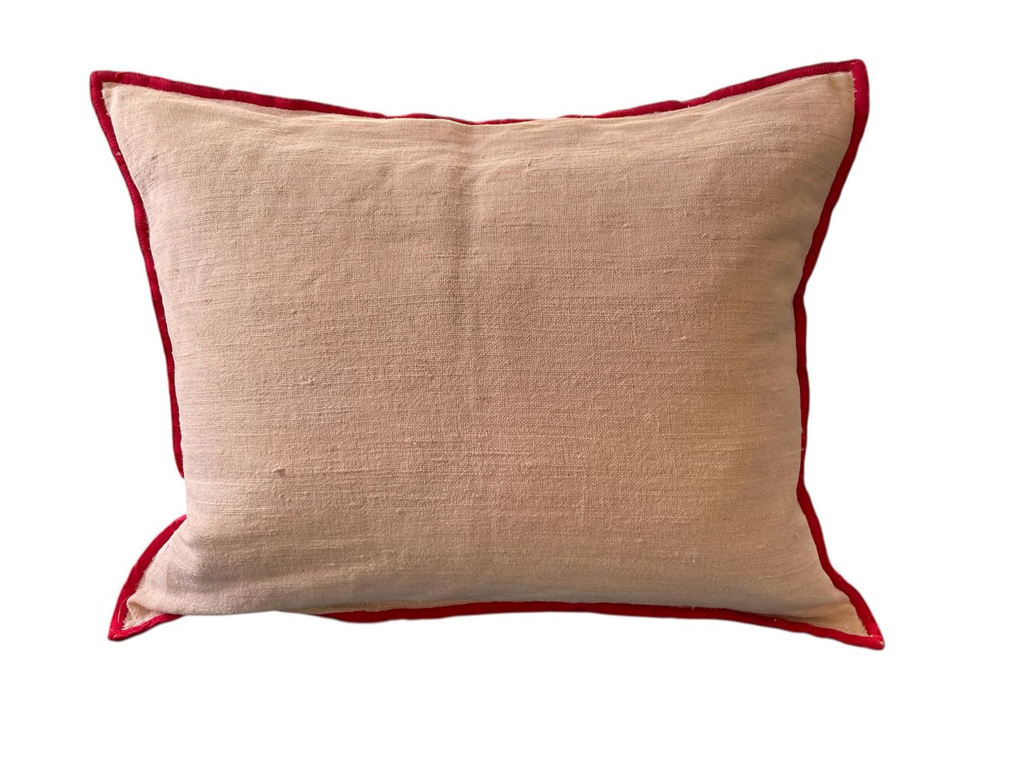 
                  
                    red irasos embroidered cushion vintage pillow hungarian floral folk art textile sofa throw 
                  
                