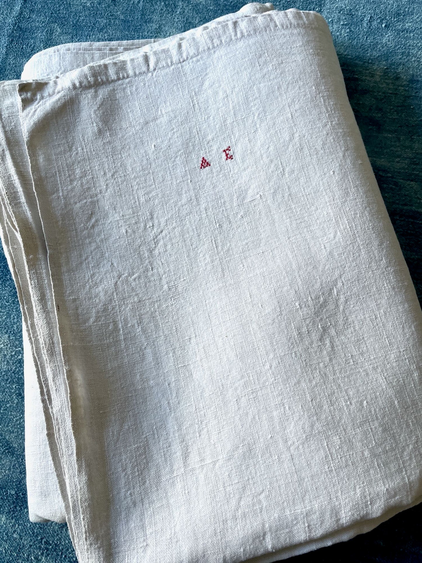 antique french linen hemp chanvre sheet white flat sheet for dyeing upholstery printing