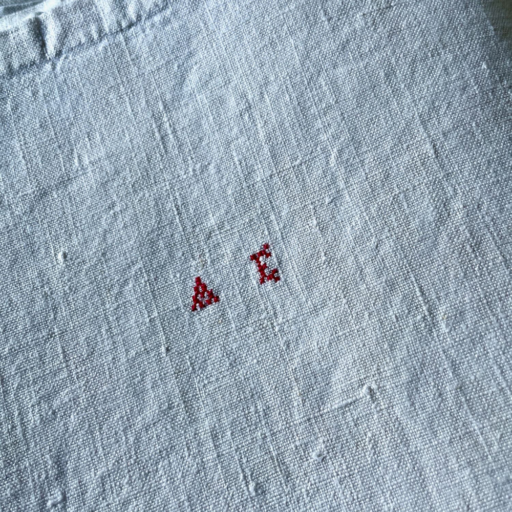antique french linen hemp chanvre sheet white flat sheet for dyeing upholstery printing