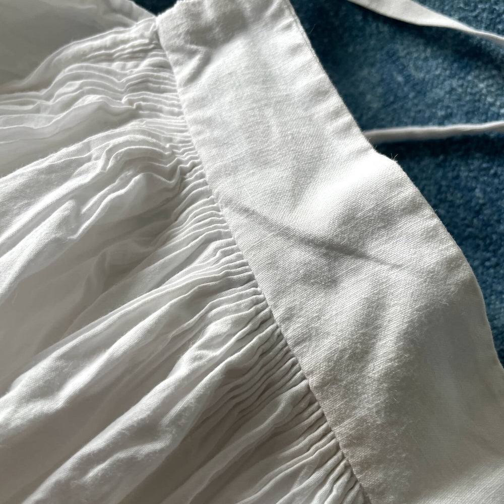 
                  
                    antique french petticoat underskirt summer skirt costume historical lace trim small white cotton
                  
                