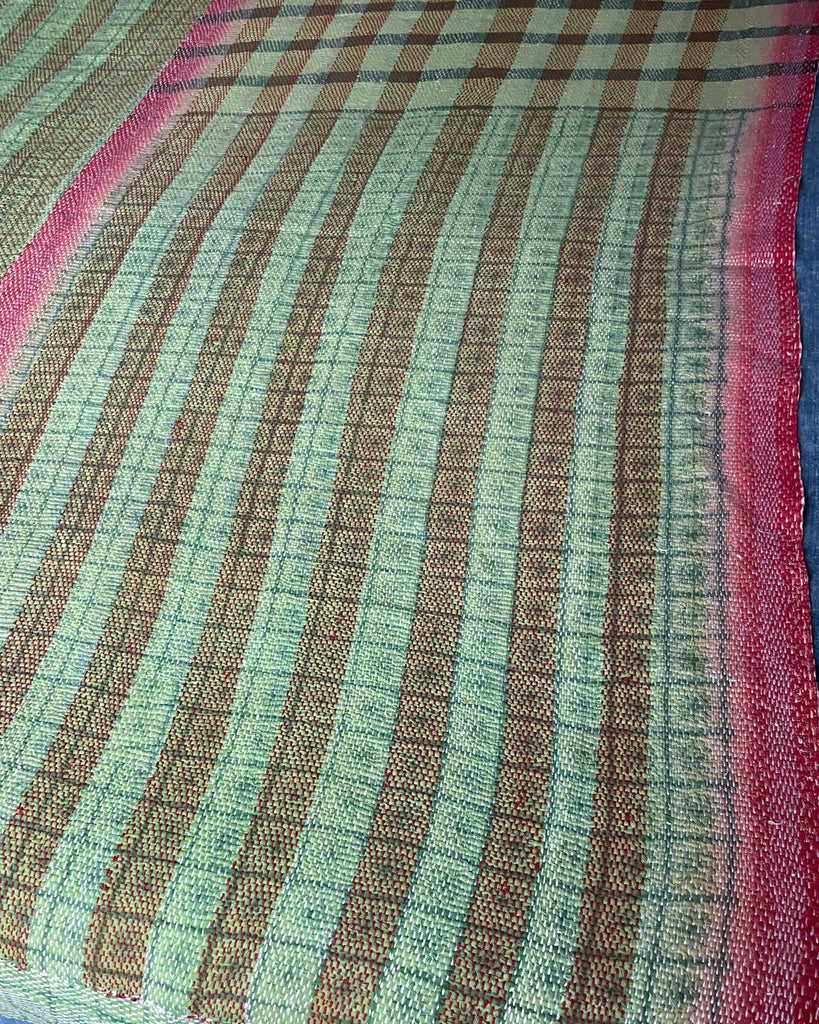 raspberry pink green bedspread vintage kantha quilt cotton machine washable comforter handmade small