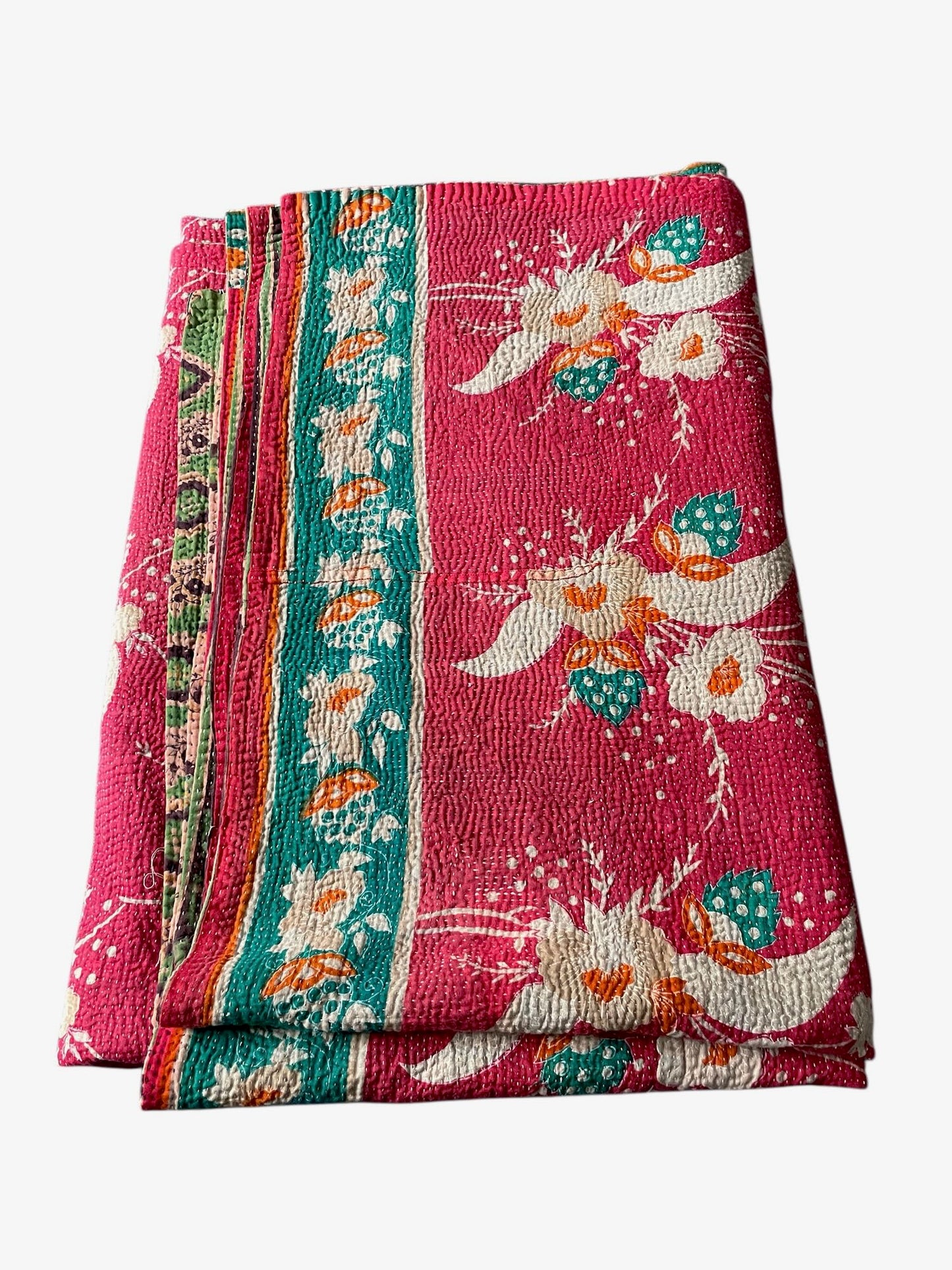 
                  
                    Vintage Kantha Quilt 423
                  
                
