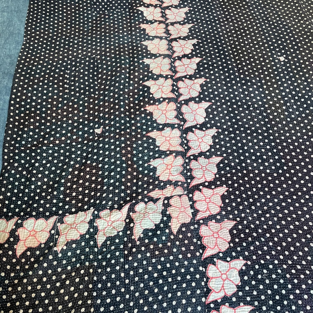 
                  
                    burnt orange patterned bedspread large kantha quilt sofa throw cotton comforter large washable 
                  
                