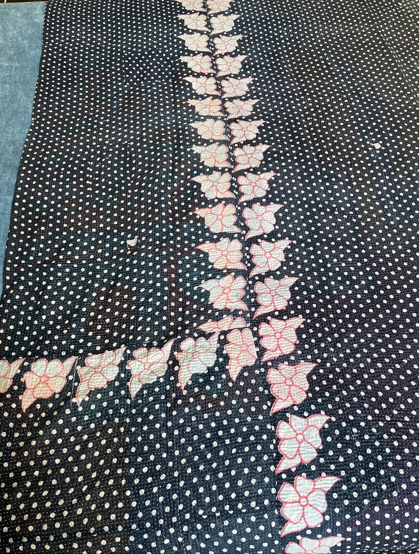 
                  
                    burnt orange patterned bedspread large kantha quilt sofa throw cotton comforter large washable 
                  
                