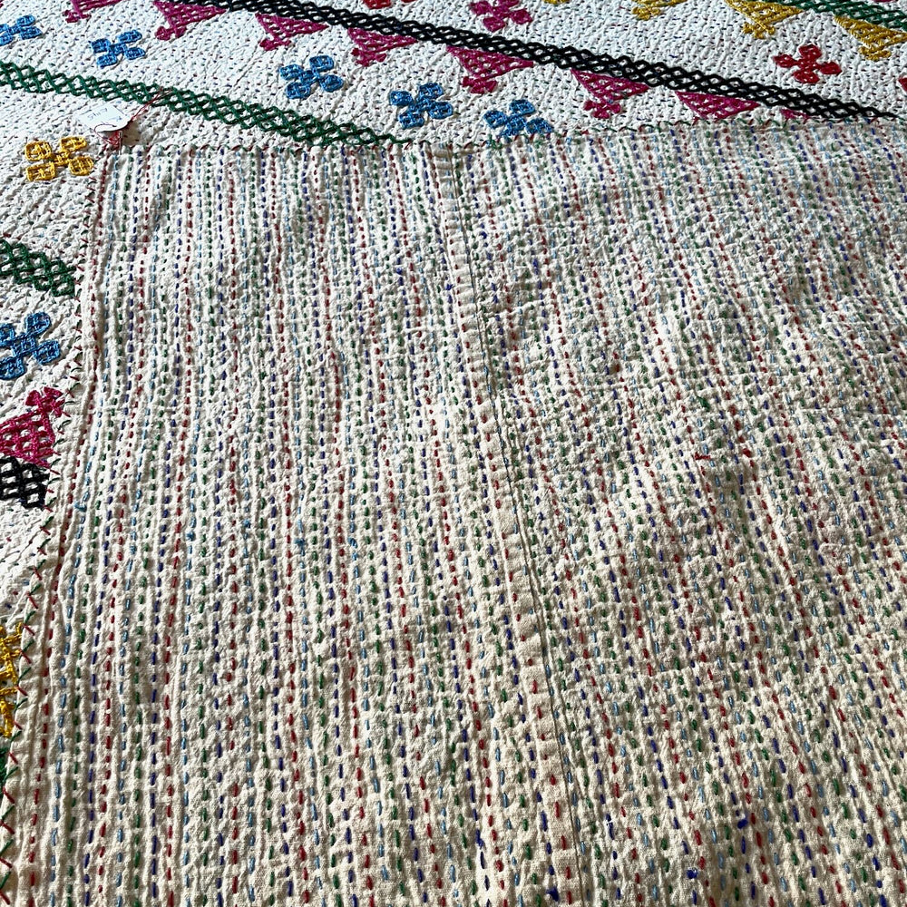 
                  
                    ralli bedspread kantha quilt single embroidered bright colours kid bedroom sofa throw washable
                  
                