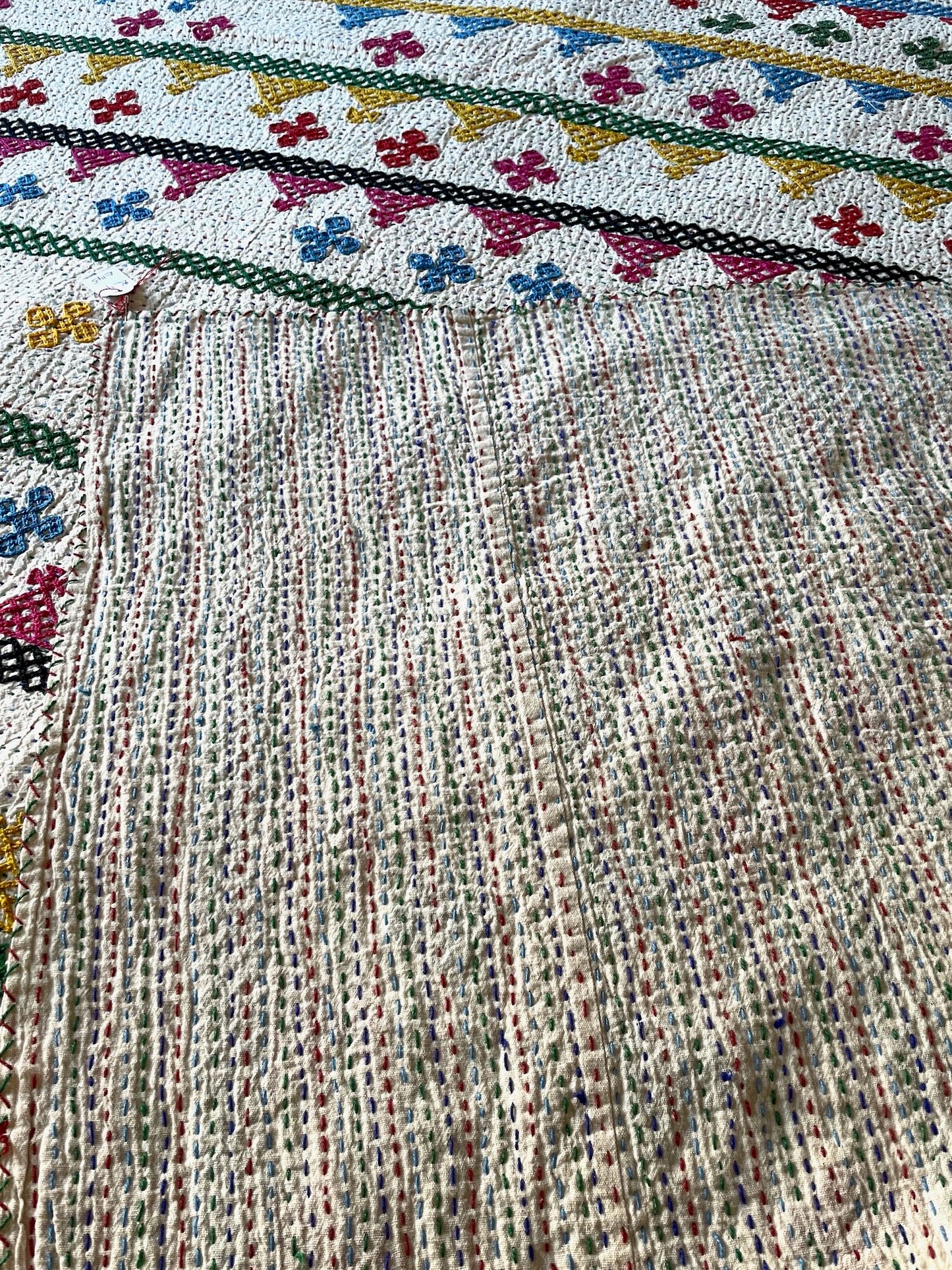 
                  
                    ralli bedspread kantha quilt single embroidered bright colours kid bedroom sofa throw washable
                  
                