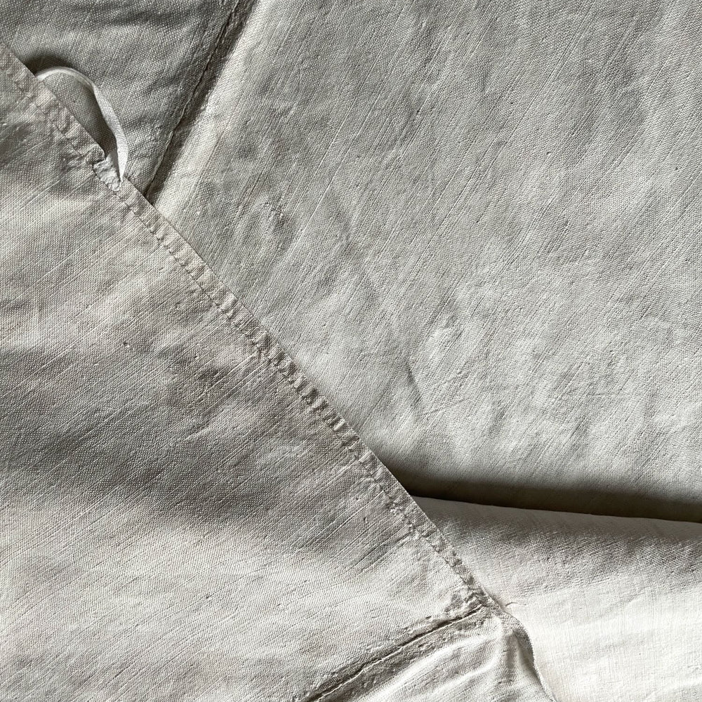 
                  
                    cream hemp chanvre linen antique french upholstery fabric bedcover cushion rustic material
                  
                