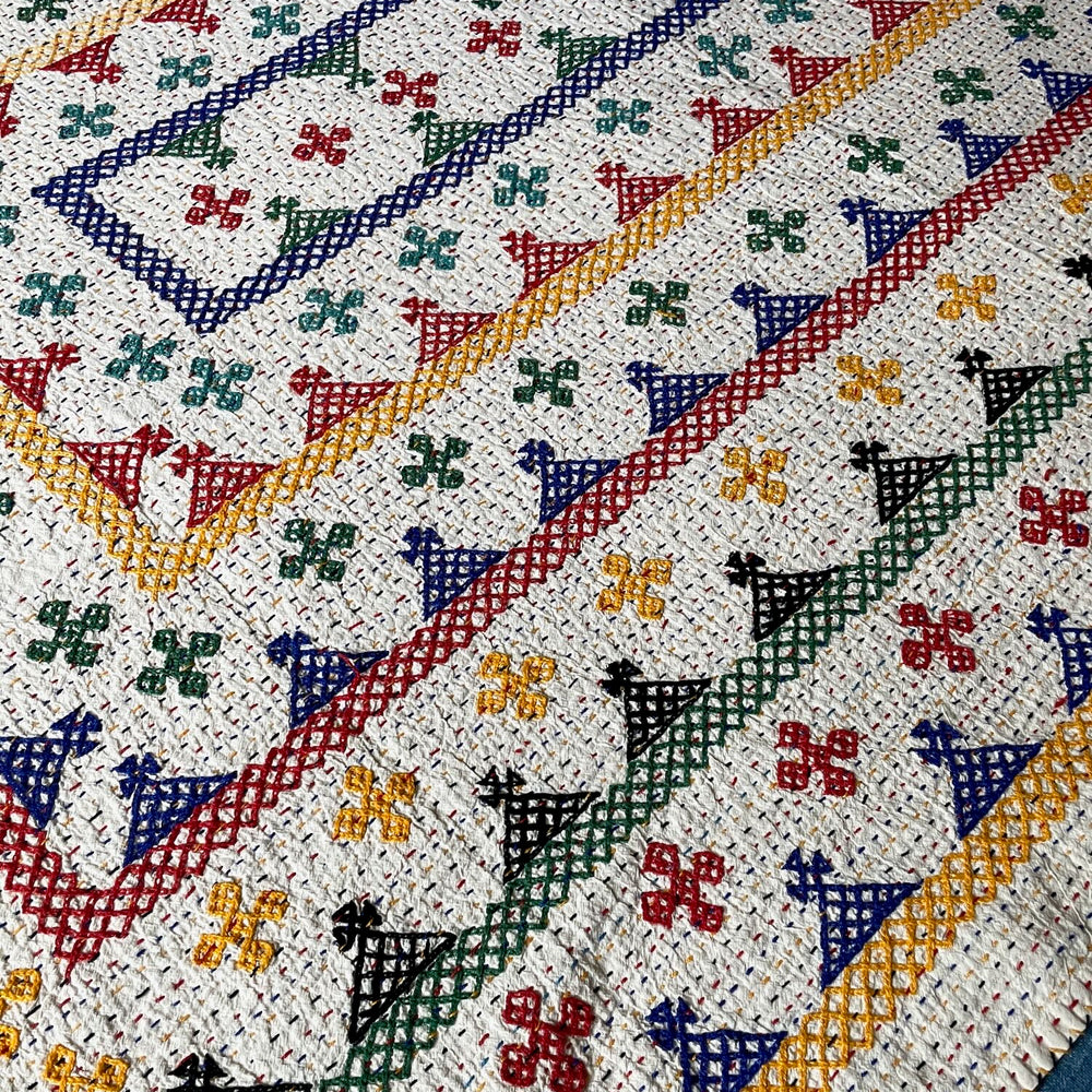 
                  
                    bright kantha bedspread cotton comforter quilt kids children bedding bedroom washable
                  
                