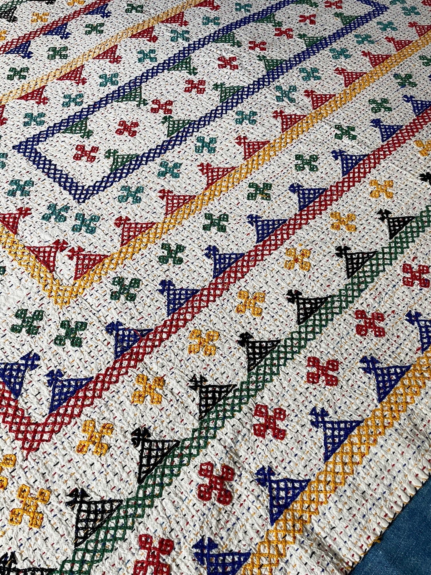 
                  
                    bright kantha bedspread cotton comforter quilt kids children bedding bedroom washable
                  
                