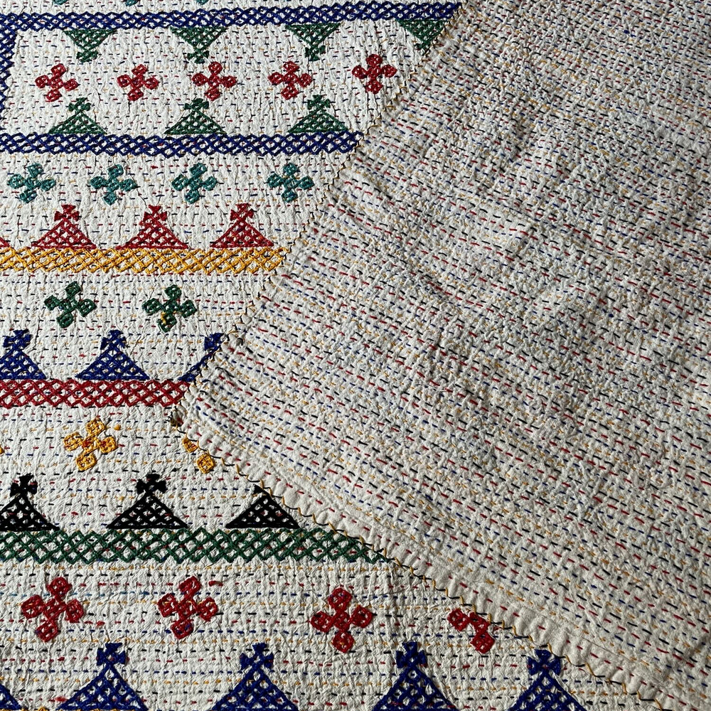 
                  
                    bright kantha bedspread cotton comforter quilt kids children bedding bedroom washable
                  
                