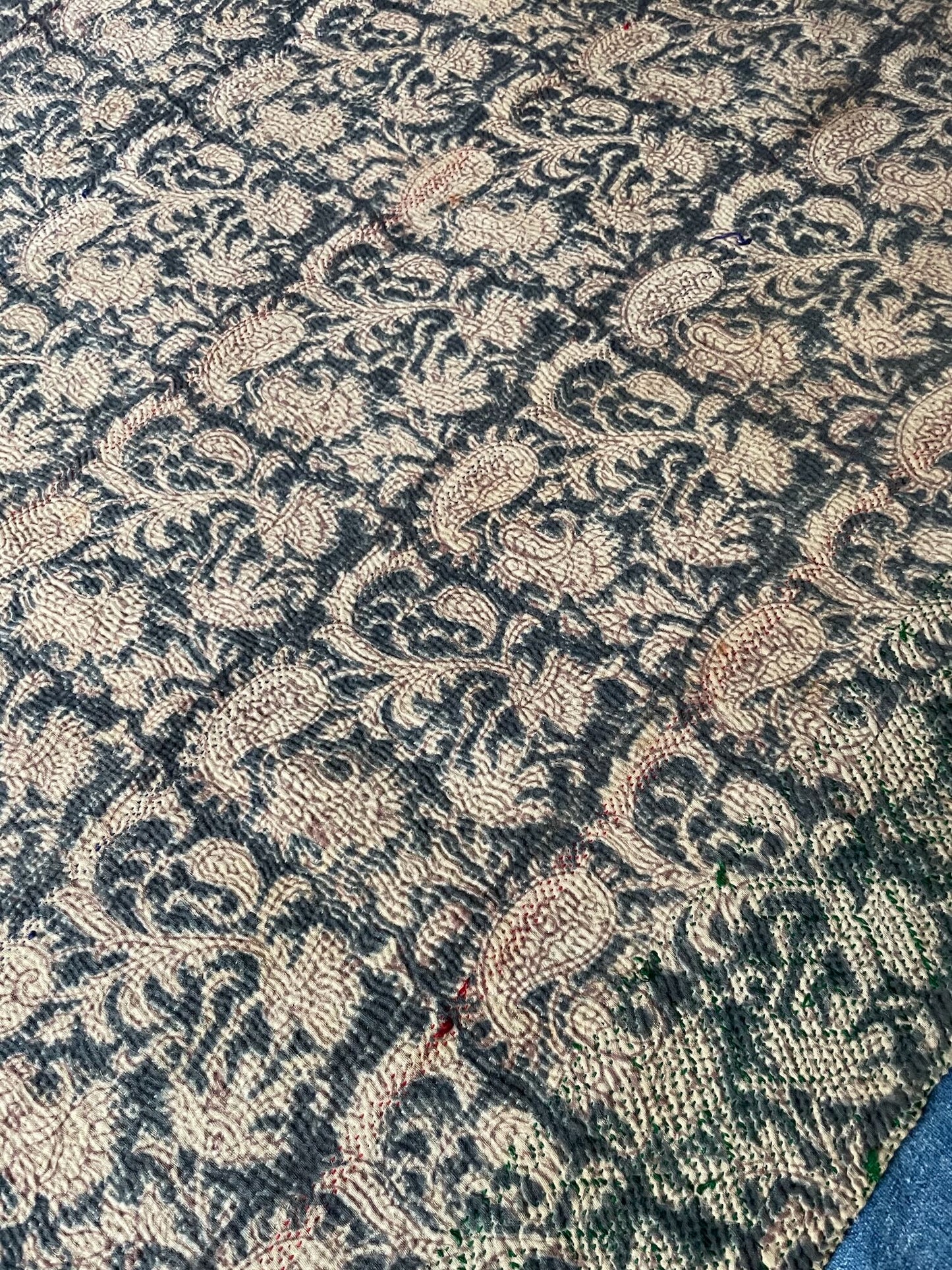 
                  
                    blue terracotta grey kantha bedspread quilt sofa throw cotton washable comforter bedding
                  
                