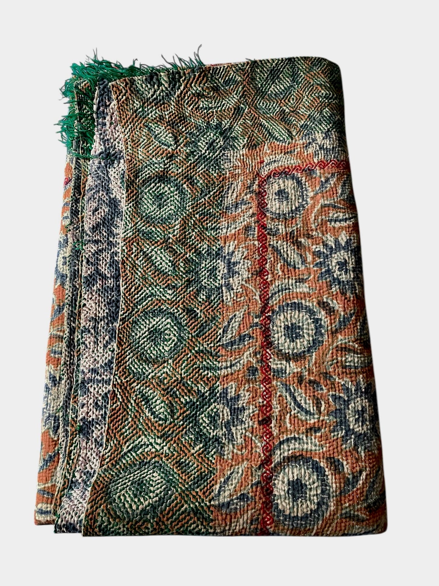 
                  
                    blue terracotta grey kantha bedspread quilt sofa throw cotton washable comforter bedding
                  
                