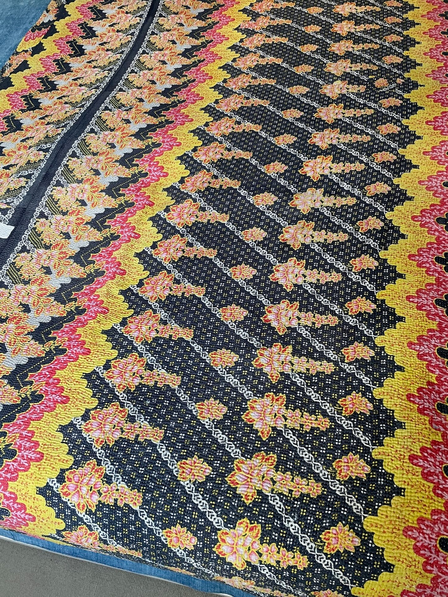 pink black yellow single kantha quilt bedspread cotton comforter cotton washable sofa throw