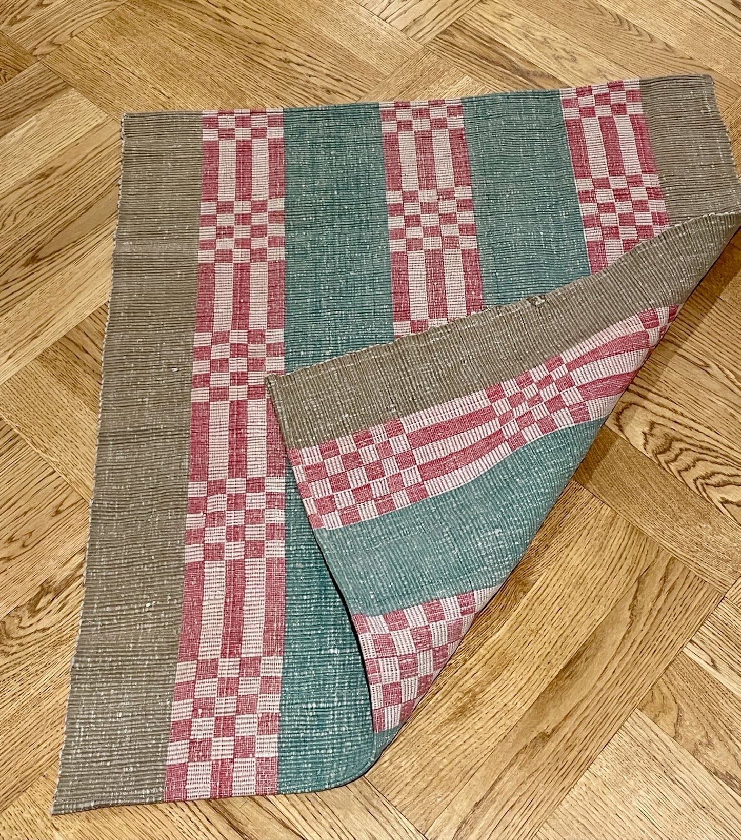 
                  
                    rips rug bath mat red green brown geometric pattern cotton washable vintage trasmatta hall kitchen
                  
                