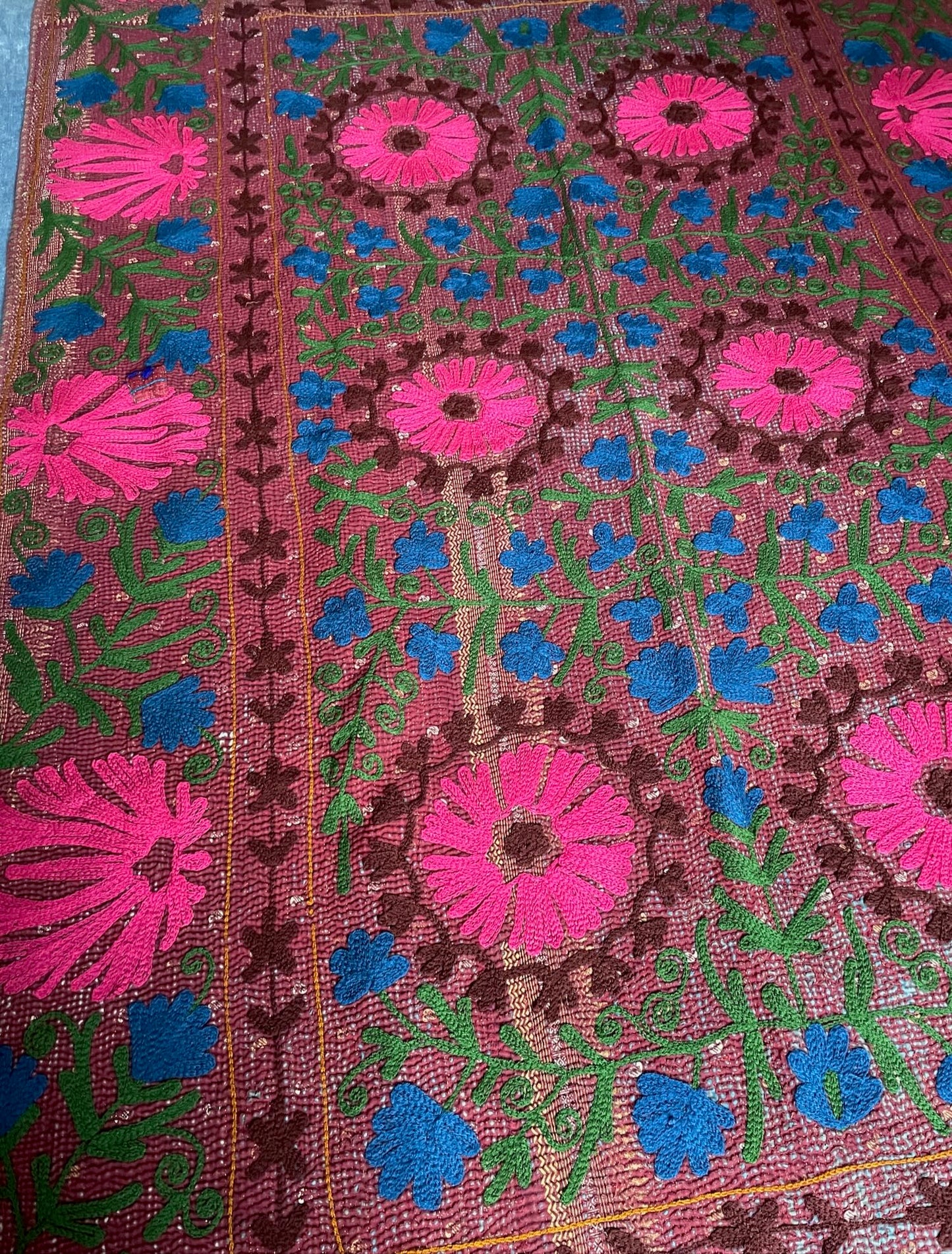 
                  
                    pink blue burgundy sofa throw quilt blanket cotton comforter wall hanging washable handmade single
                  
                