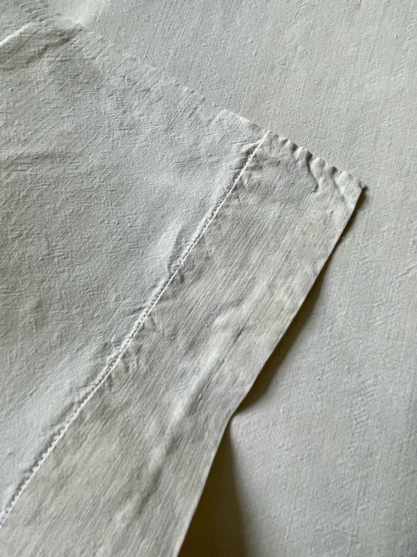 cream linen sheet single flat sheet antique french fine bedding tablecloth curtain 