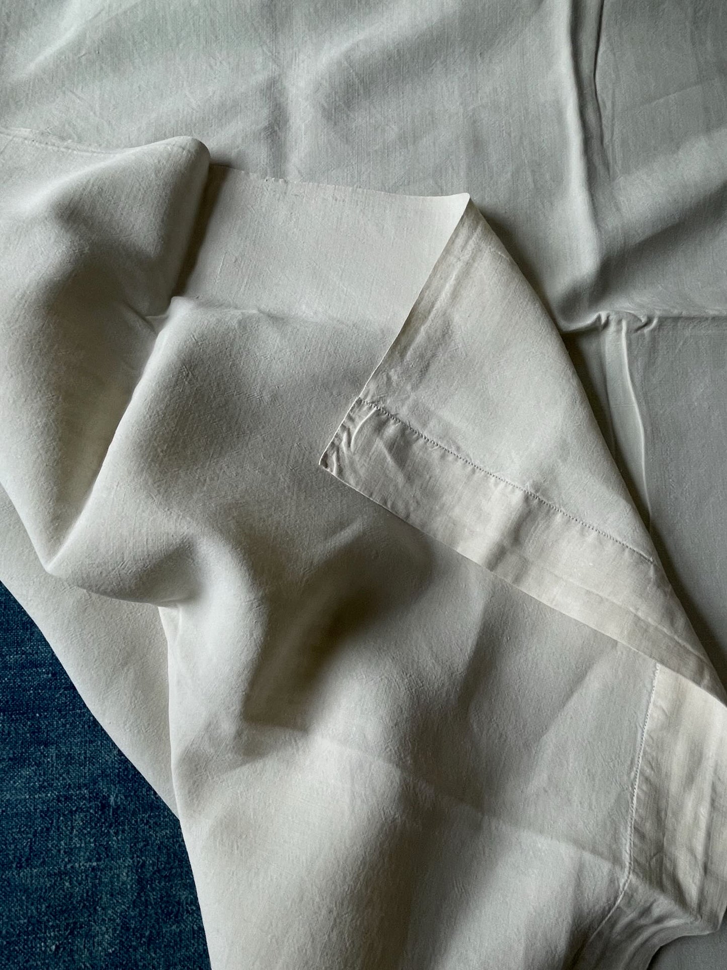 
                  
                    cream linen sheet single flat sheet antique french fine bedding tablecloth curtain 
                  
                