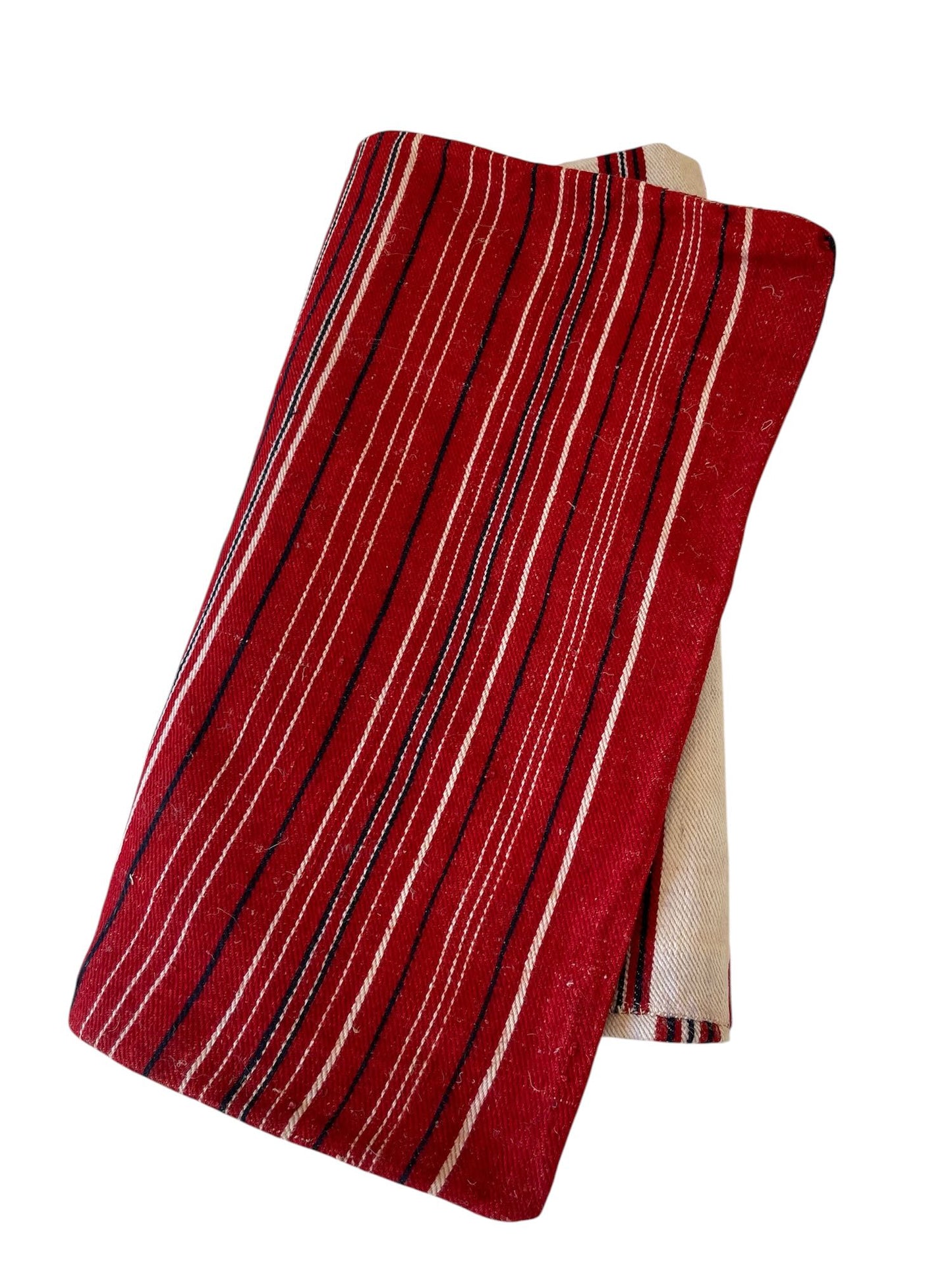 
                  
                    red white blue stripe pillow cover upholstery fabric rustic east europe folk textile for home decor
                  
                